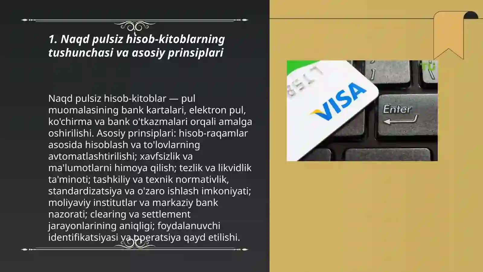 Naqd pulsiz hisob-kitoblarning tushunchasi va asosiy prinsiplari 3