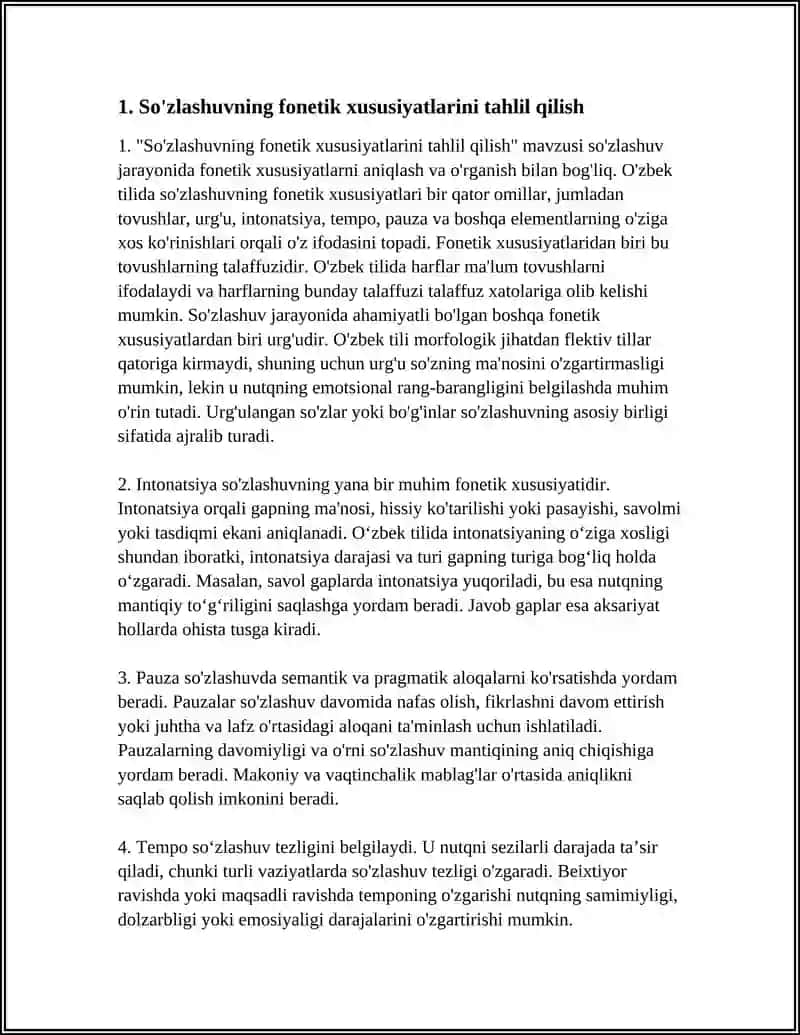 SO'ZLASHUV XUSUSIYATLARINI HISOBGA OLGAN HOLDA NUTQLARNI TAHLIL QILISH 3