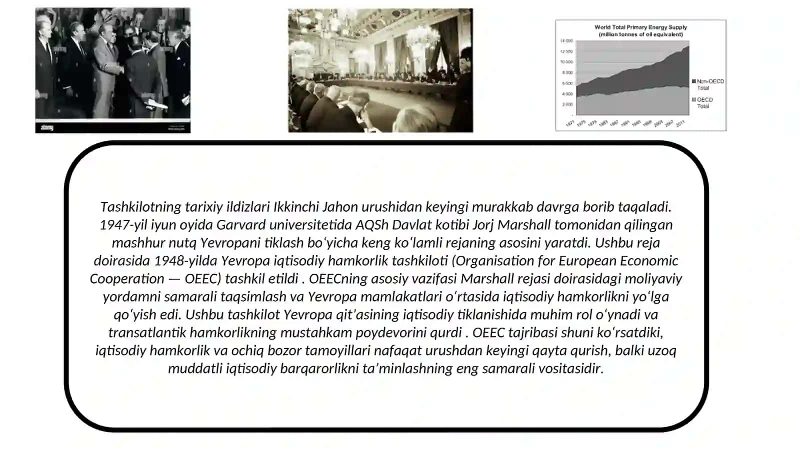 IQTISODIY HAMKORLIK VA TARAQQIYOT TASHKILOTI (ORGANISATION FOR ECONOMIC CO-OPERATION AND DEVELOPMENT, OECD) 3