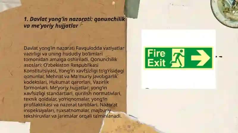 Davlat yong’in nazorati Yong’inlar va portlashlar 3