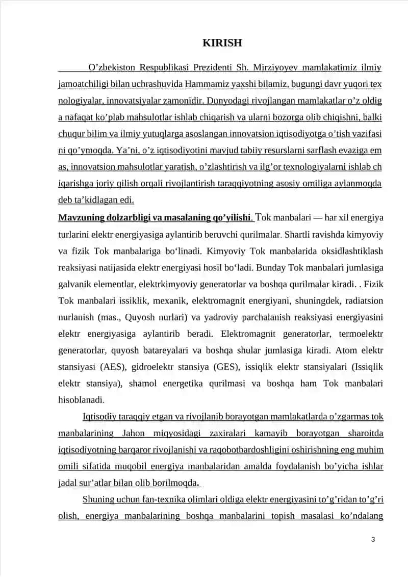 O‘zgarmas tok manbalarini mumkin bo‘lmagan kombinatsion ulanish holatlarini tadqiq qilish 3
