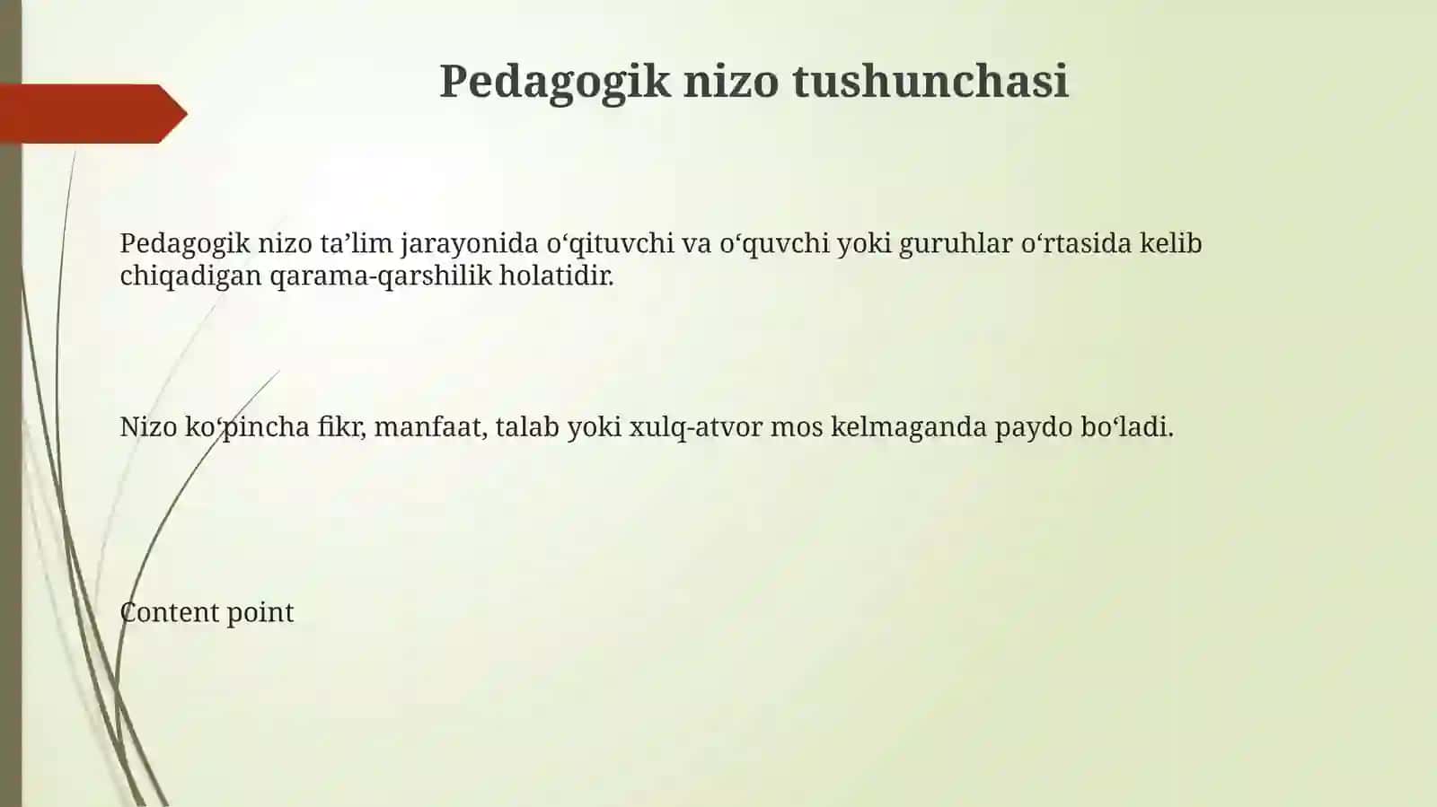 Pedagogik nizo va ularni bartaraf etish texnologiyasi 3