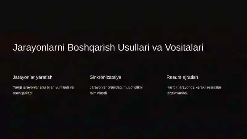 Ornatilgan Operatsion Tizimlar Asosiy Tushunchalar va Texnologiyalar 3