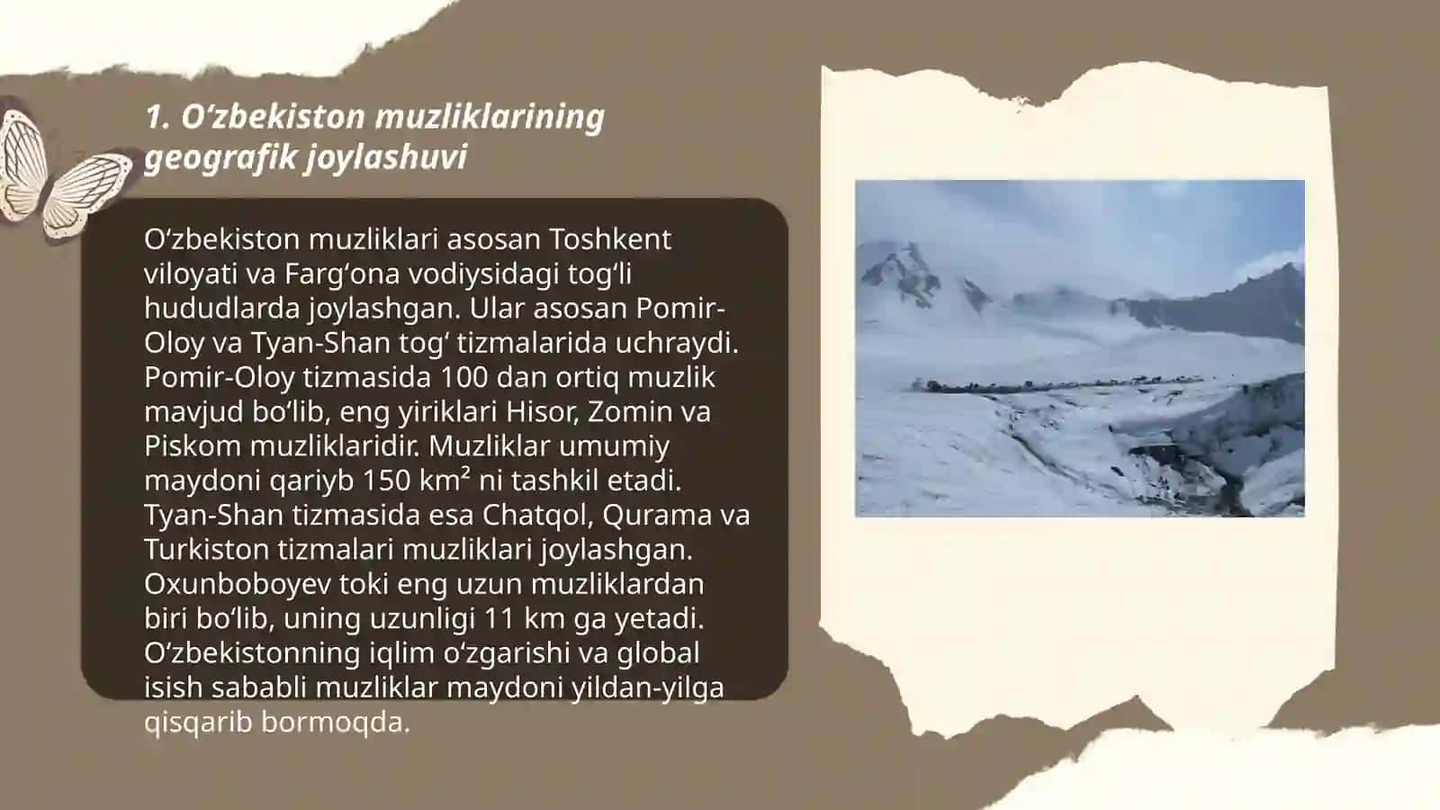 Oʻzbekiston muzliklari va ularning ahamiyati 3