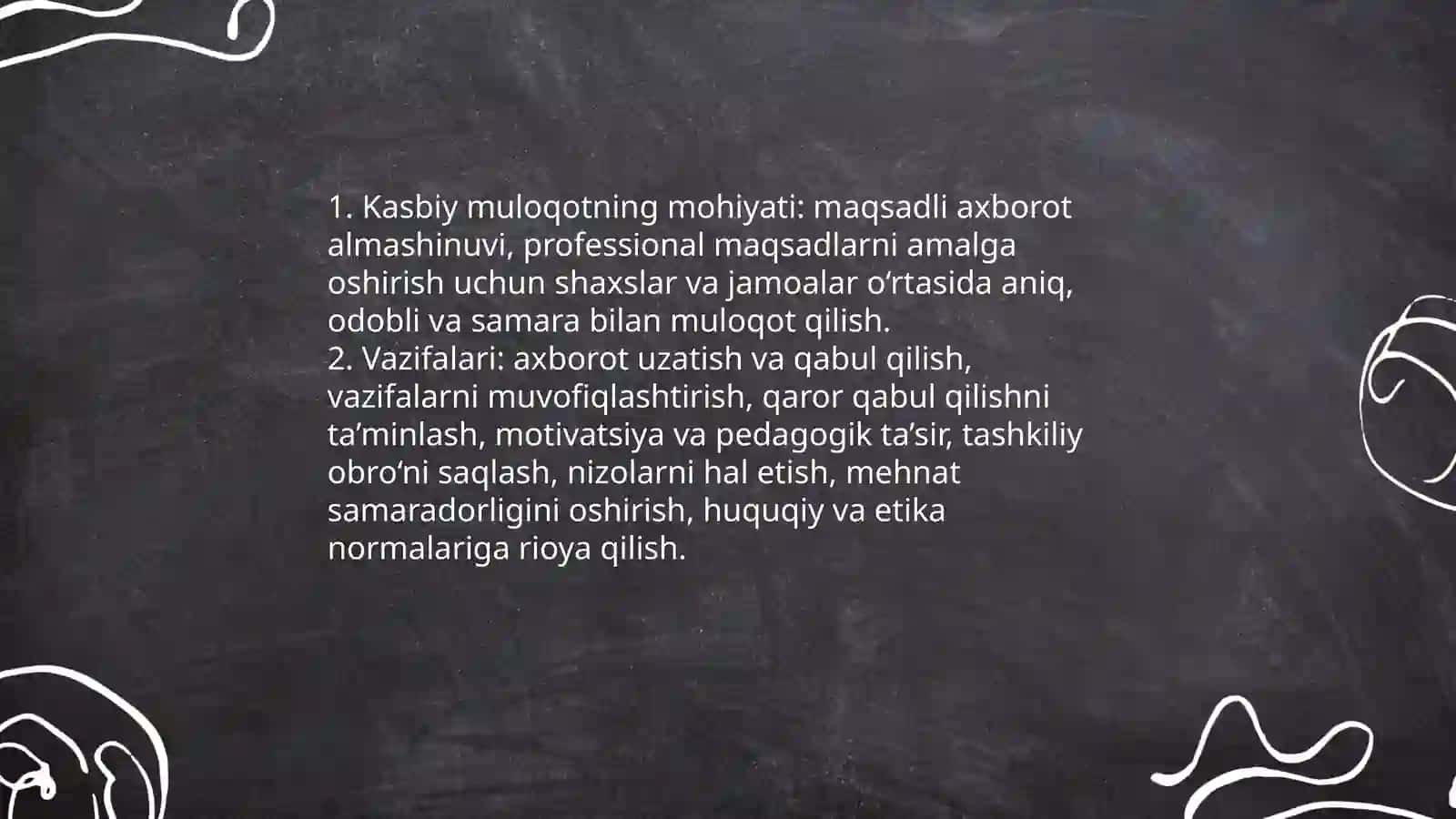 Kasbiy muloqot uslubiyati va qoidalari 3