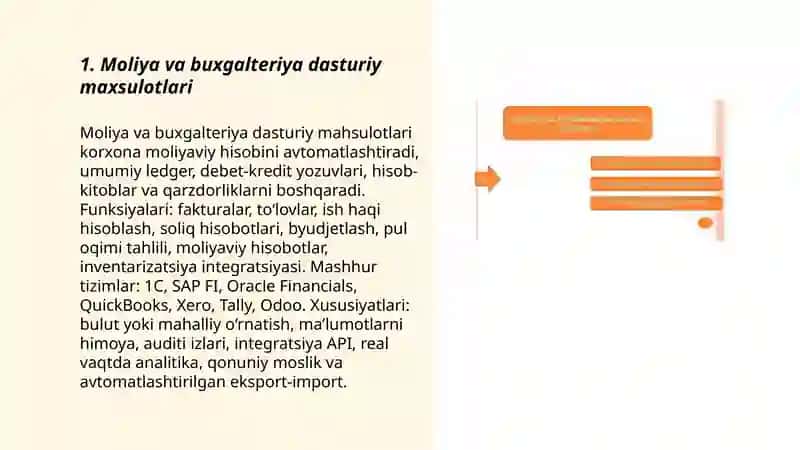 Moliya va buxgalteriya dasturiy maxsulotlari 3