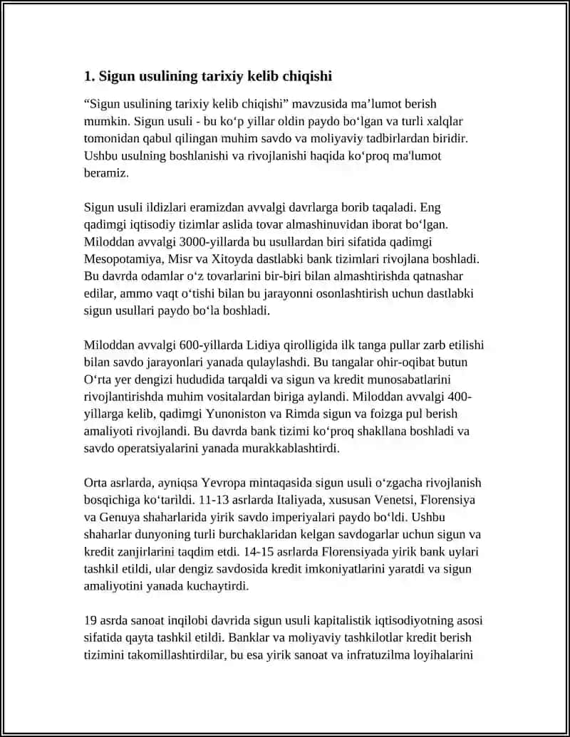 Sigun Usuli 3