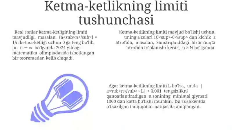 Ketma-ketlikning limiti 3