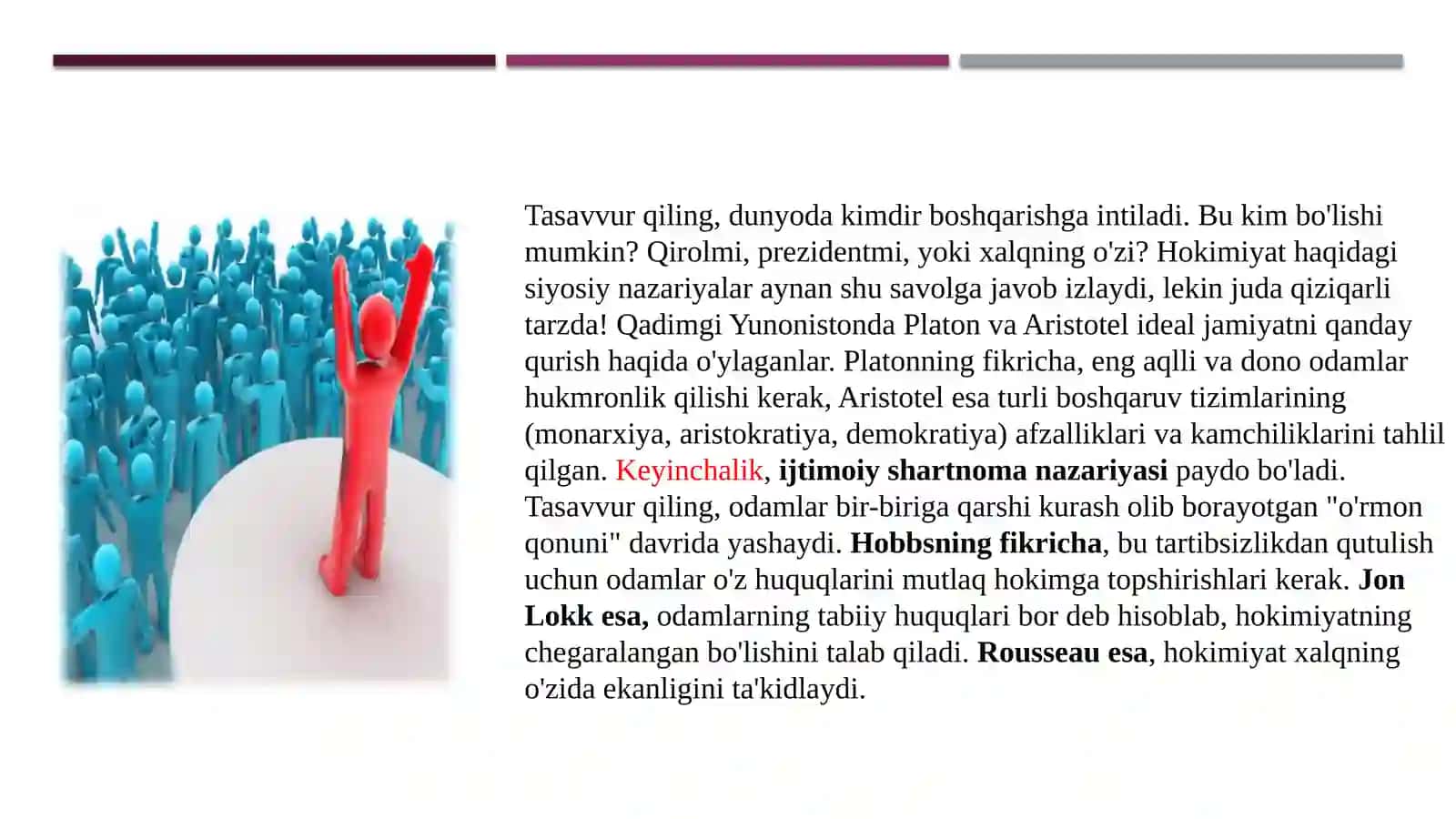 Hokimiyat haqida Qadimgi davrlardan to hozirgi kungacha 3