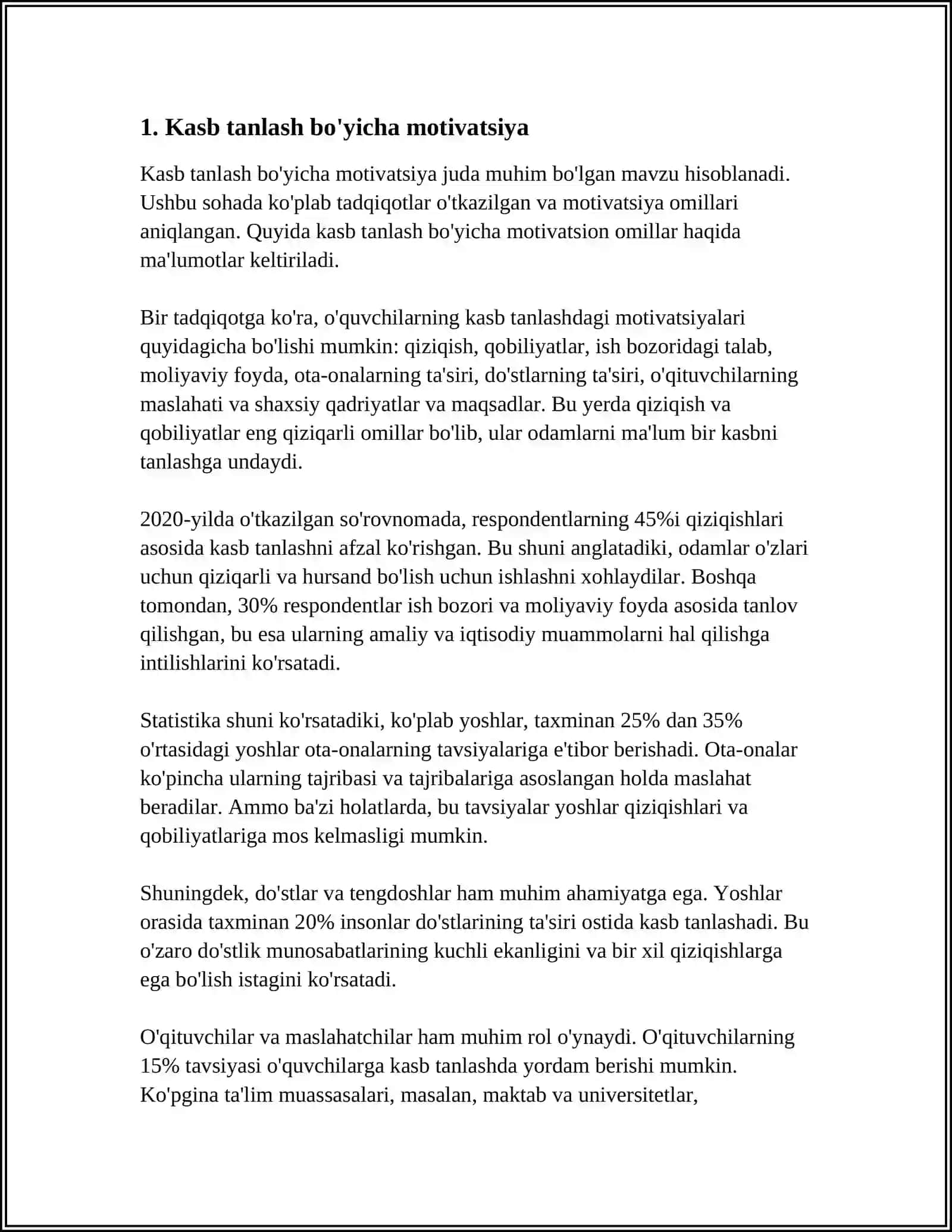 YOSHLARNI KASB HUNARGA MAQSADLI YÒNALTIRISHGA DOIR IJTIMOIY PEDAGOGIK ISH 3