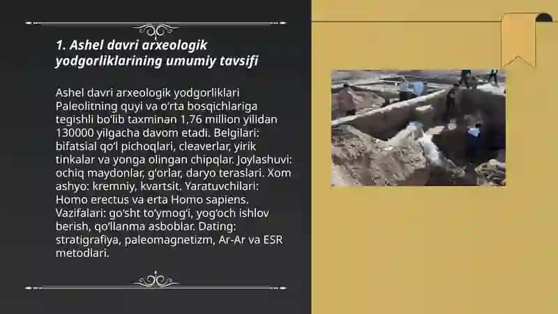 Ashel davri arxeologik yodgorliklar 3