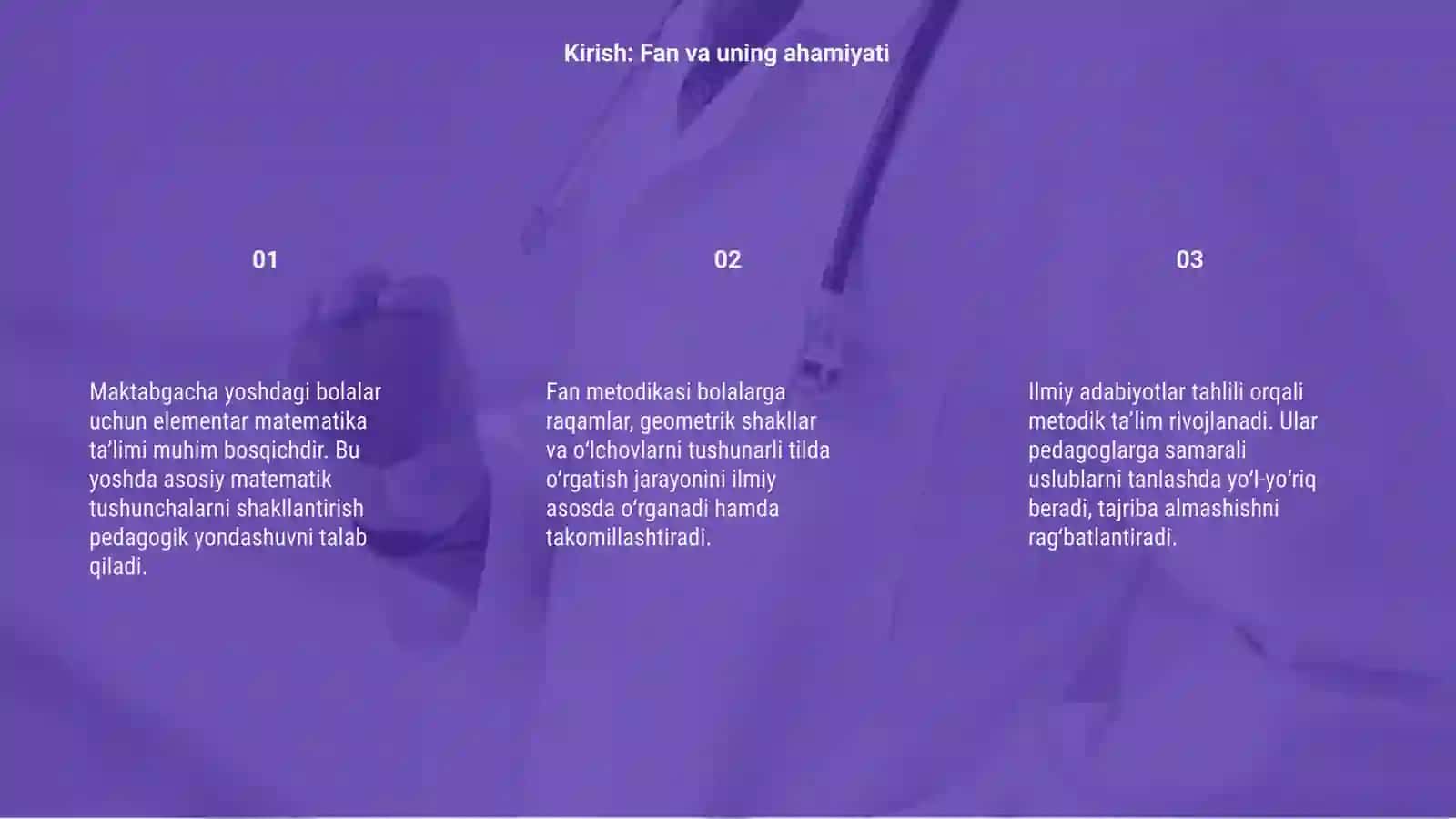 Elimentar matematika òrgatish metodikaasi faniga oid ilmiy adabiyktlar tahlili 3