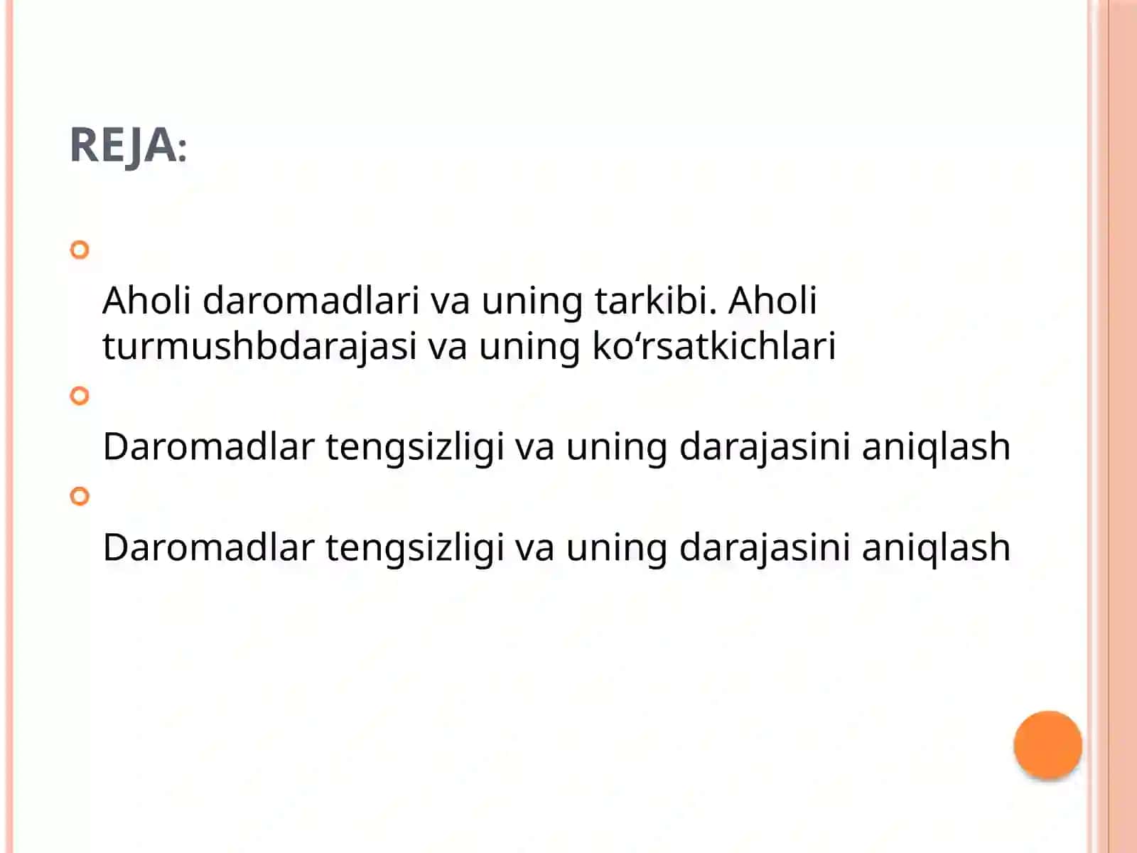 AHOLI DAROMADLARI VA UNING TABAQALANISHI 3