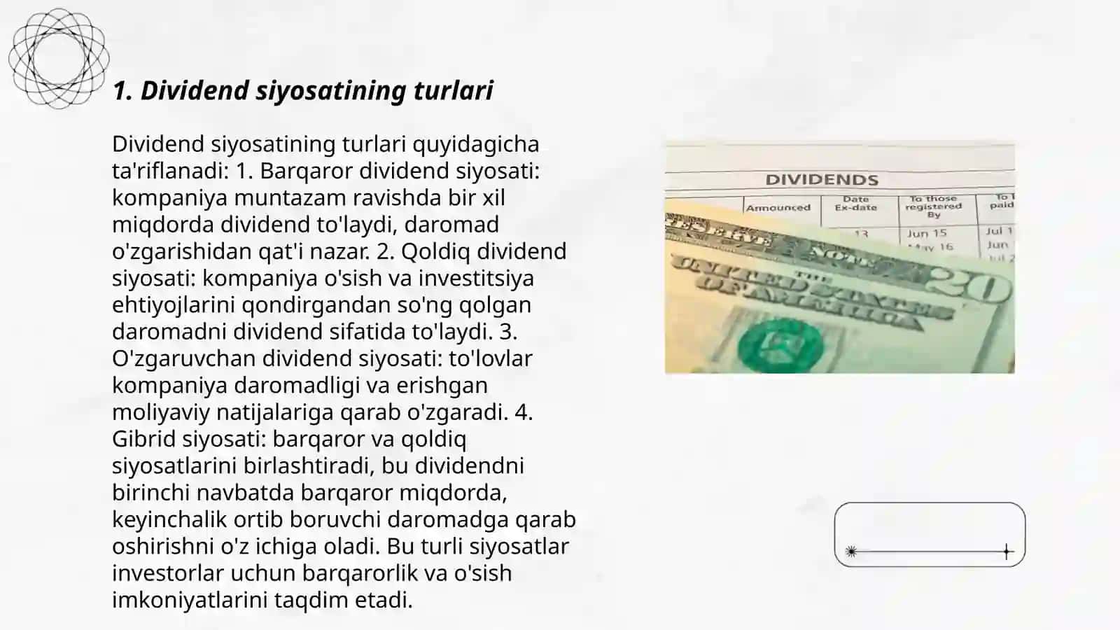 Dividend Siyosati 3