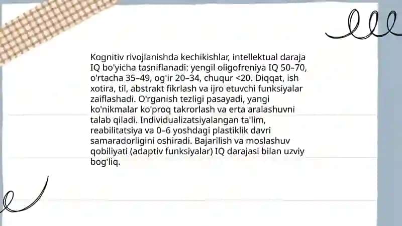 Oligrofern bolalarning psixoligik xusiyatlari 3