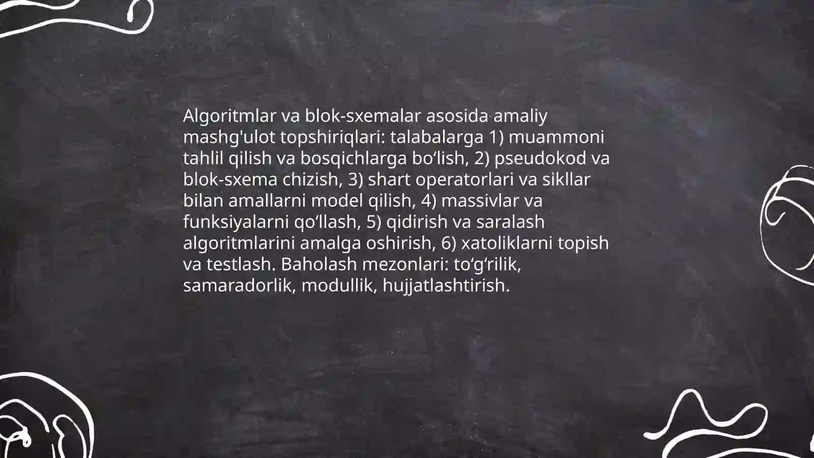 Informatika va axborot texnologiyalari fanidan amaliy mashg'ulot topshiriqlarini tayyorlash 3