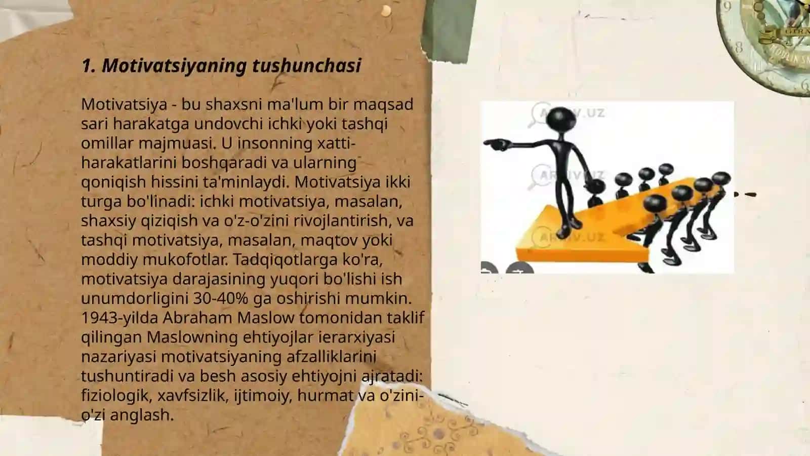 Motivatsiyaning vaziyatli rivojlanishi 3