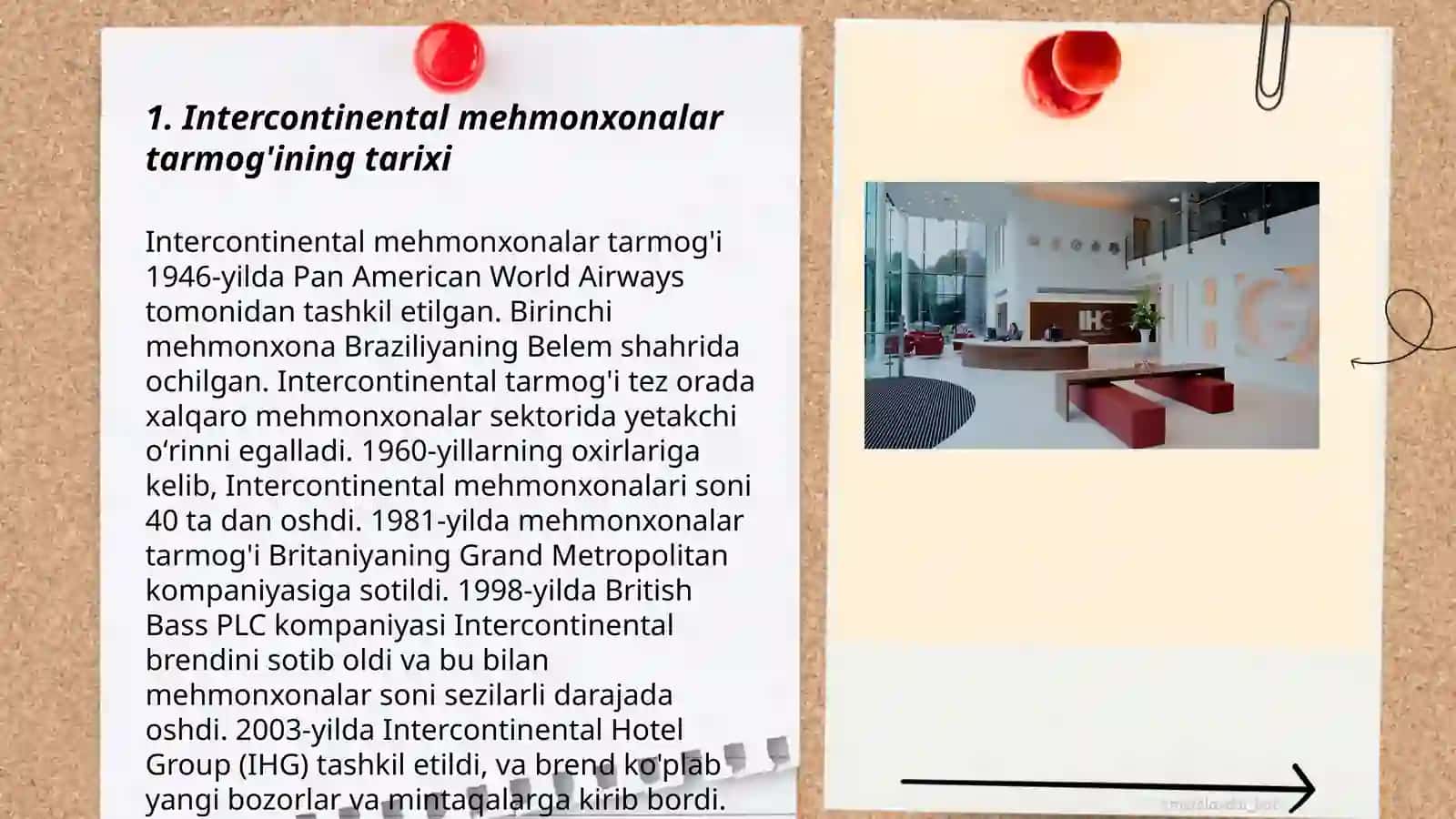 Intercontinental mehmonxonalar tarmog'i haqida malumot 3