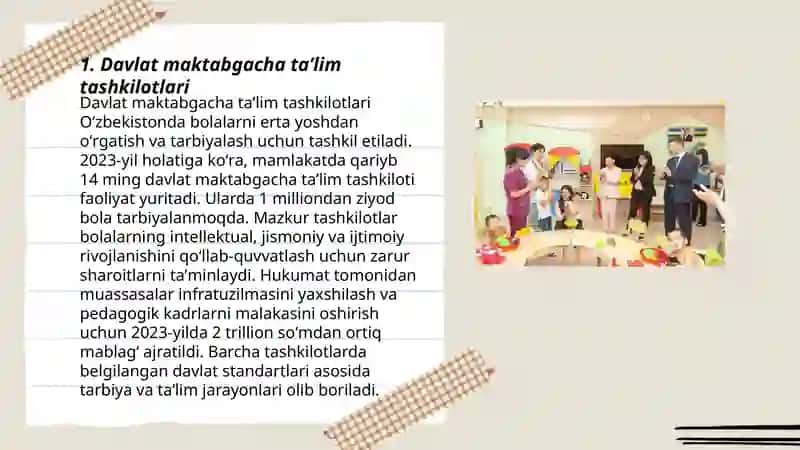 Davlat maktabgacha taʼlim tashkilotlari 3
