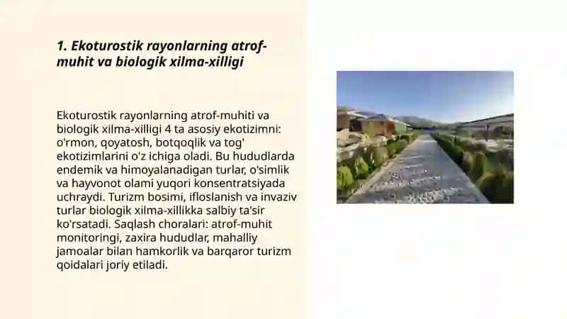 Ekoturostik rayonlar 3