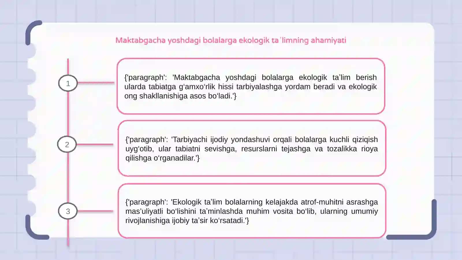 Maktabgacha yosh bolalarga ekologik taʼlim 3