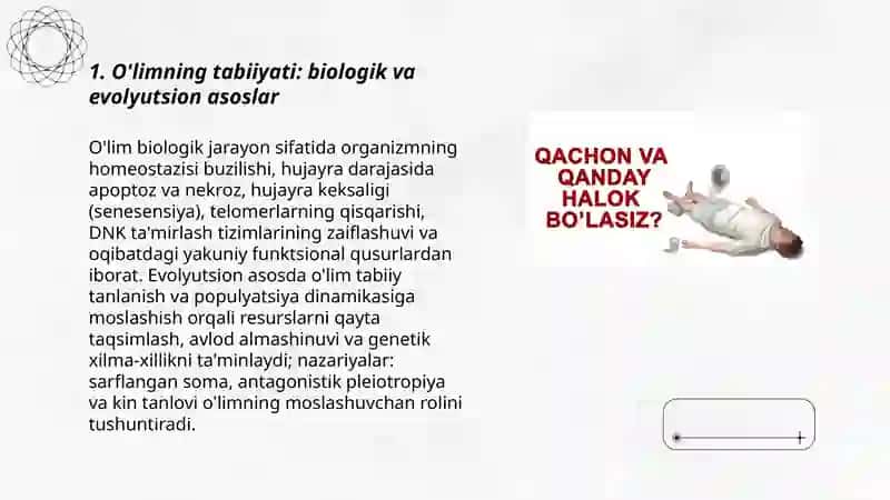 O'limning tabiiyligi va falsafiy talqini 3