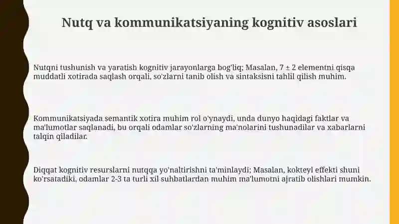 Nutq va kommunikatsiyaning kognitiv asoslari 3