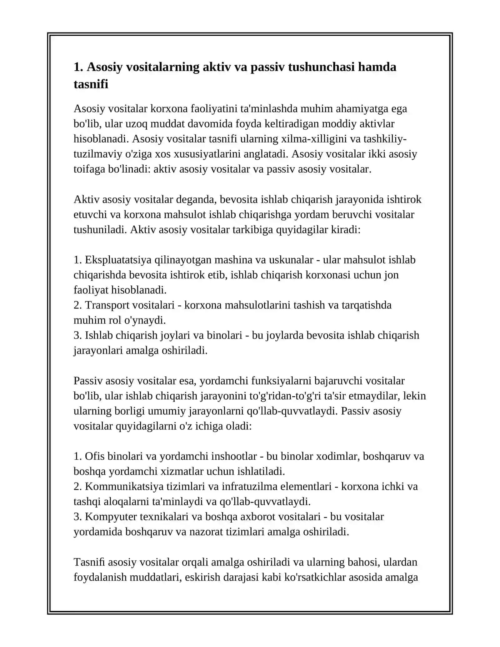 AKTIV VA PASSIV ASOSIY VOSITALAR TAHLILI 3
