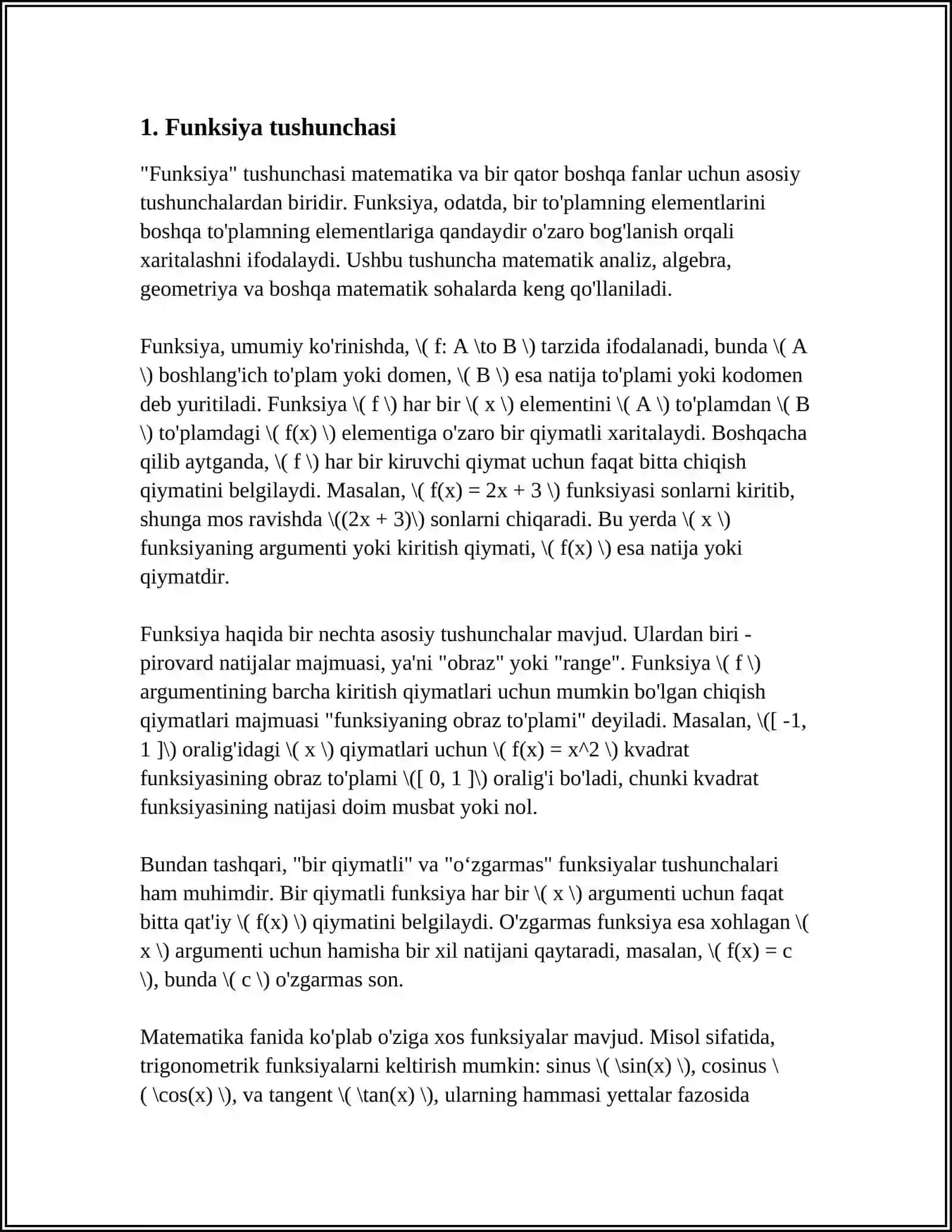 BOSHLANG’ICH FUNKSIYA VA ANIQMAS INTEGRAL 3