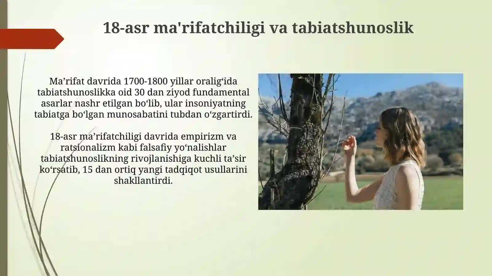 Tabiat bilan tanishtirishda mutaffakkir merosidan foydalanish 3
