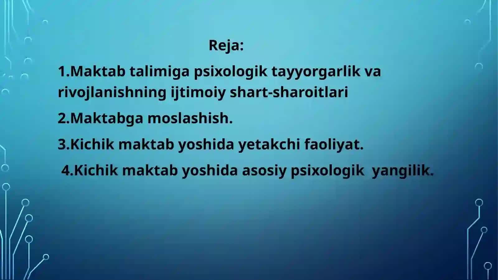 Kichik maktab yoshidagi davrdagi psixik rivojlanish xususiyatlari 3