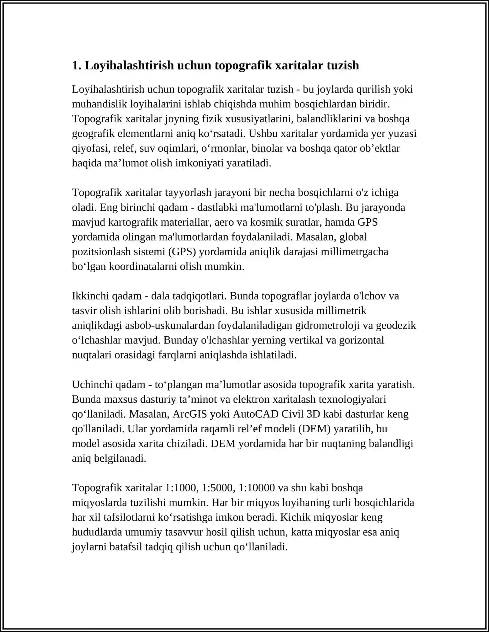 MUHANDISLIK-GEODEZYA QIDIRUVLAR MAQSADI 3