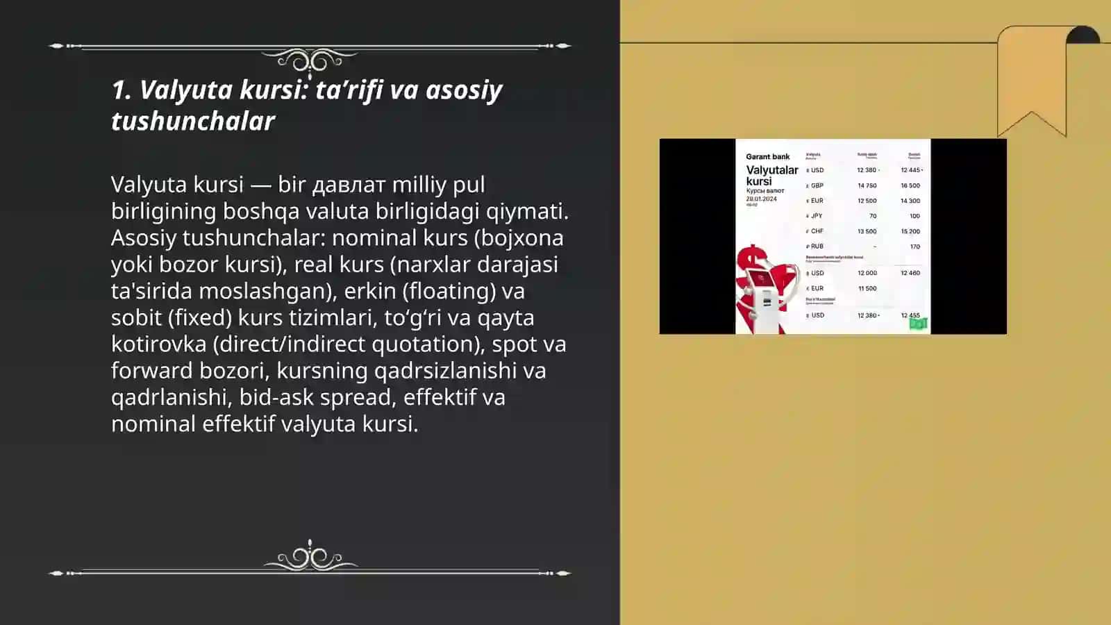 Valyuta kursi 3