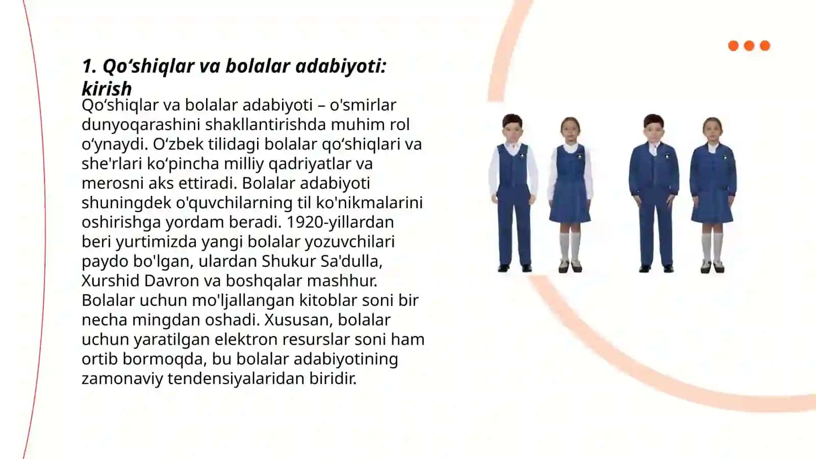 Qoʻshiqlarning bolalar adabiyotidagi oʻrni 3