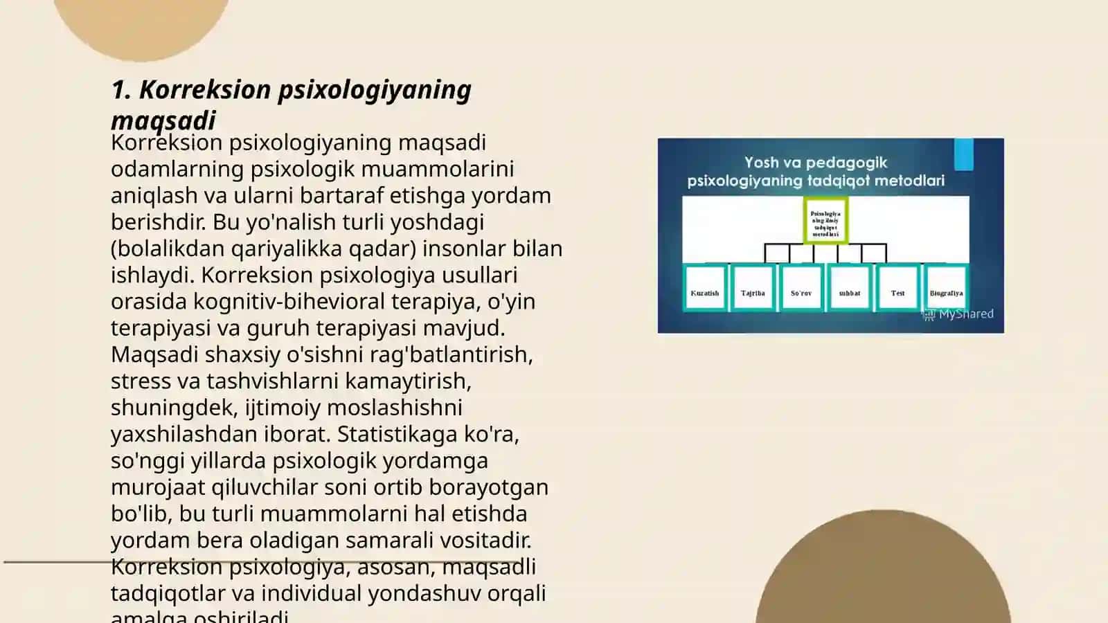 Korreksion psixologiya fanining maqsadi va vazifalari 3