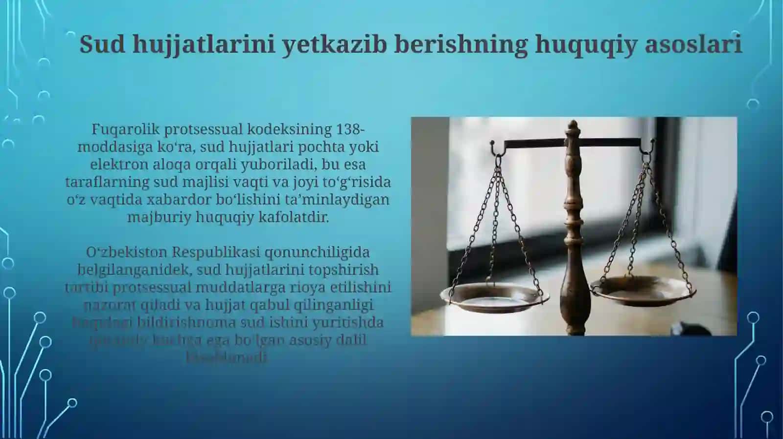 Sud hujjatlarini taqsimlash 3