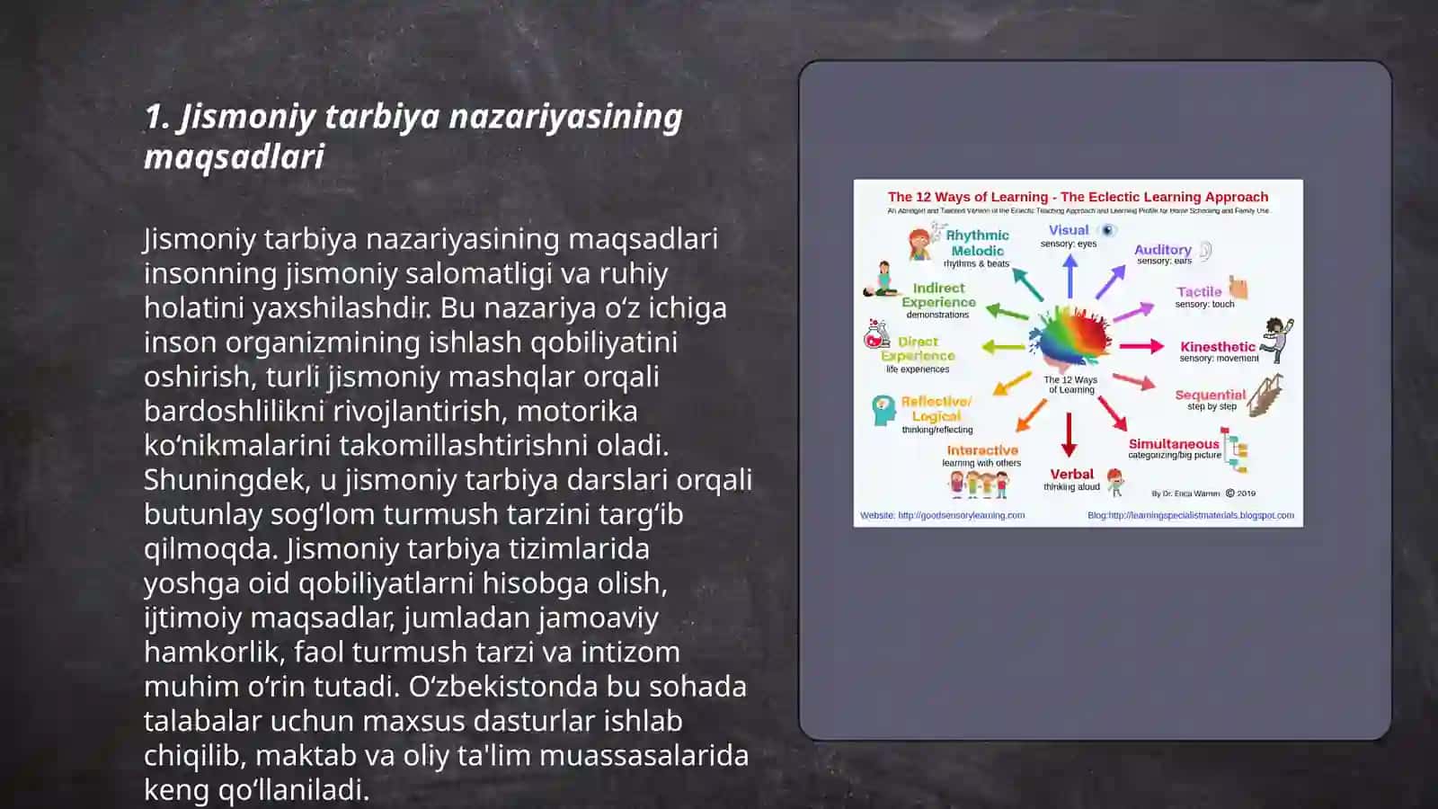 Jismoniy tarbiya nazariyasi va uslubiyati fanning asosiy tushunchalari 3