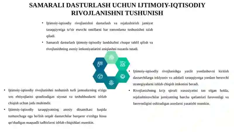 Ijtimoiy iqtisodiy rivojlanishni dasturlash va prognozlashtirishtirishning zarurligi 3