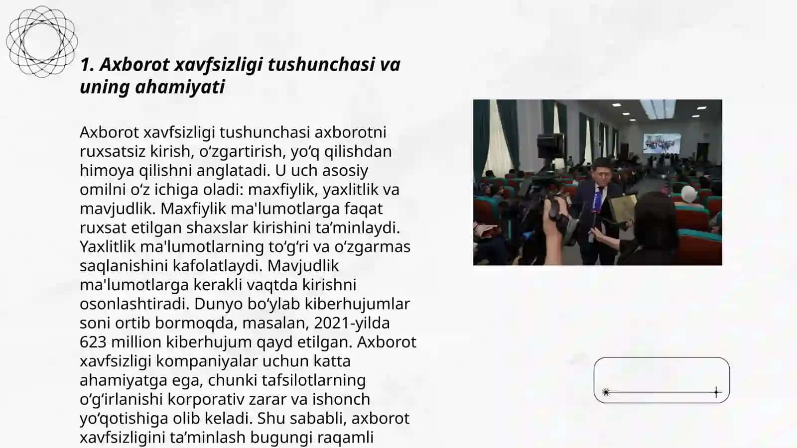Oʻzbekistonda axborot xavsizligining manaviy va huquqiy asoslari 3