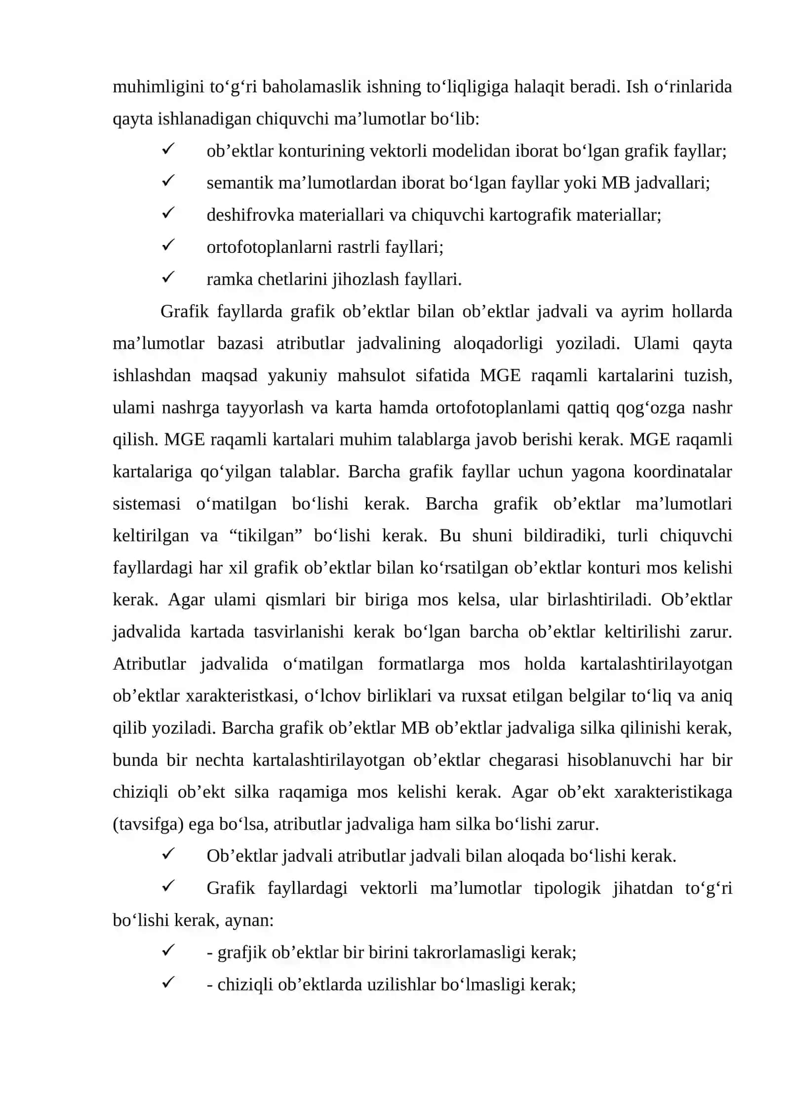 RAQAMLI KADASTR KARTALARINI TUZISHNING ASOSIY TEXNOLOGIK JARAYONLARI 3
