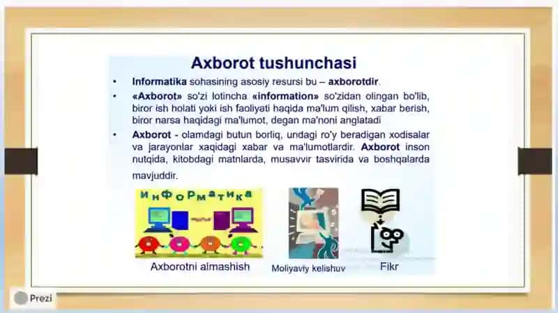 Axborot Tushunchasi va Bilish Haqida 3