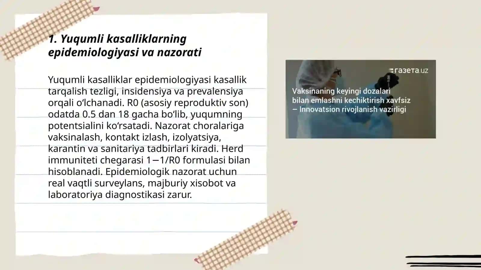 Yuqumli kasalliklar va xavfsiz immunizatsiya 3