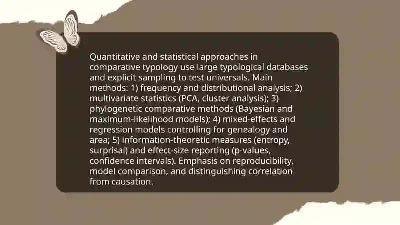 Comparative Typology in Modern trends of linguistics 3