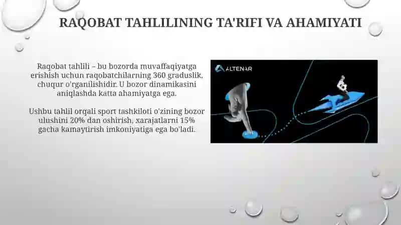 Raqobat tahlili sport marketingida 3