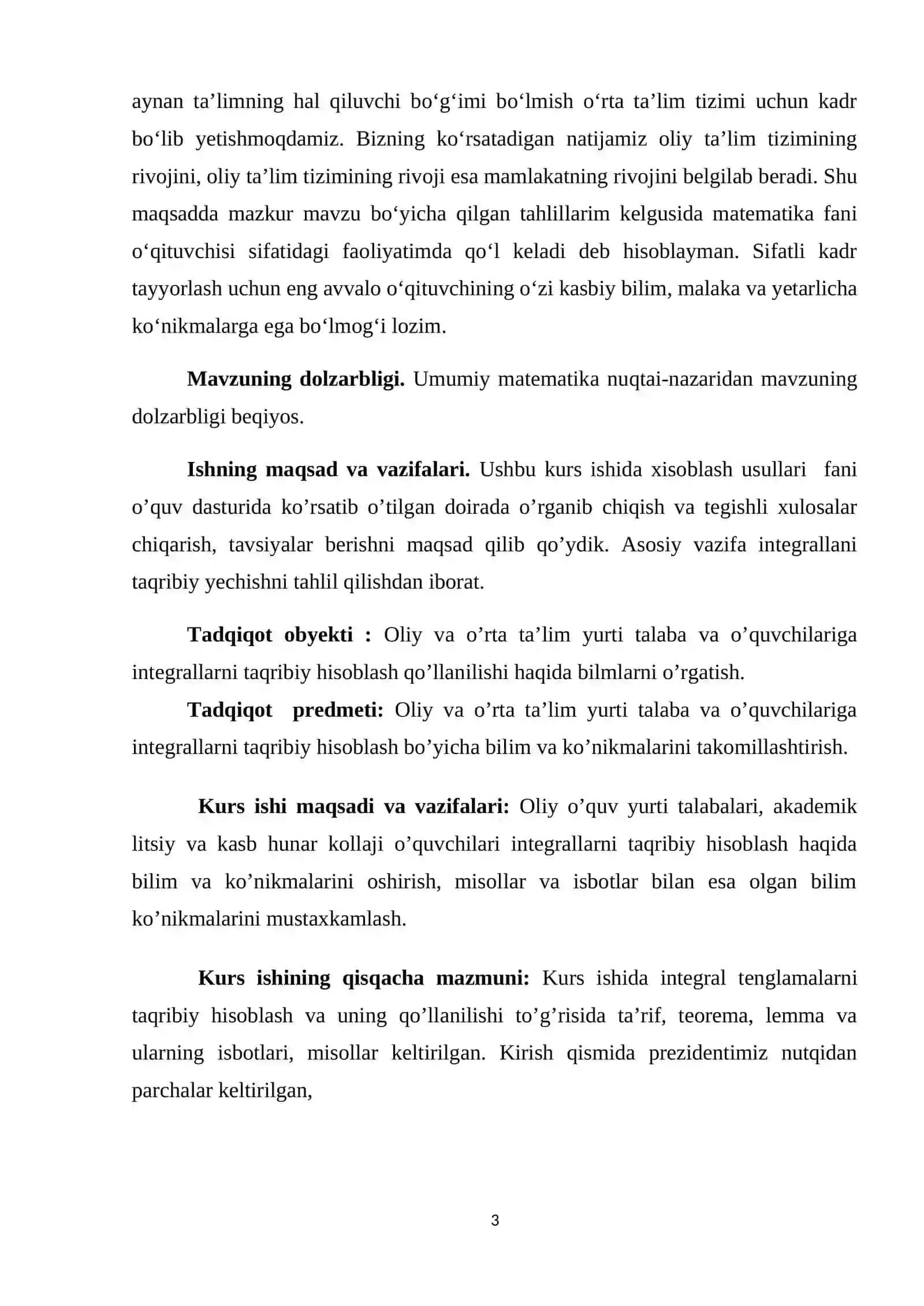Interpolyatsion kvadratur formulalar 3