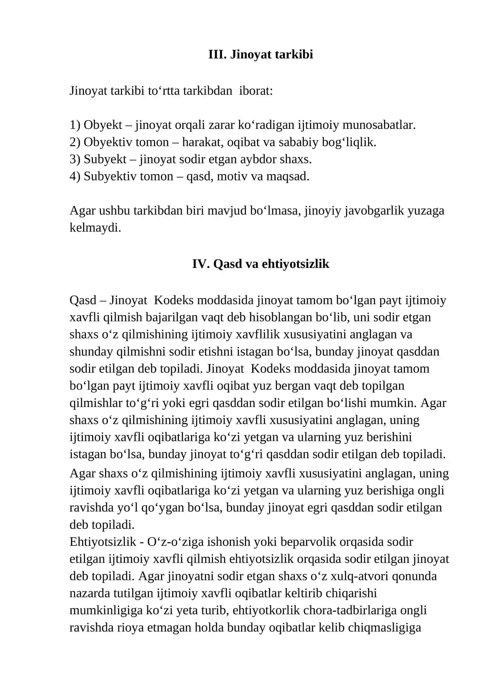 Jinoyat Huquqi 3