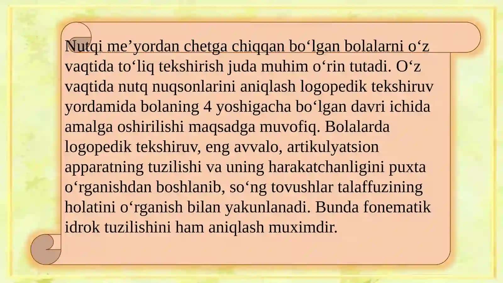 Ovoz buzilishlarini tekshirish metodikasi 3