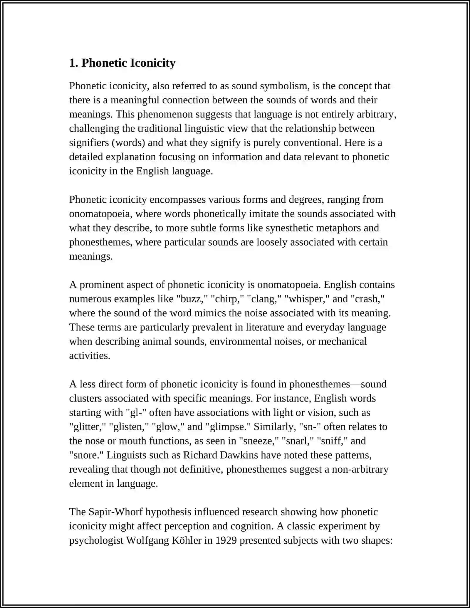 TYPES OF MOTIVATION: PHONETIC MOTIVATION 3