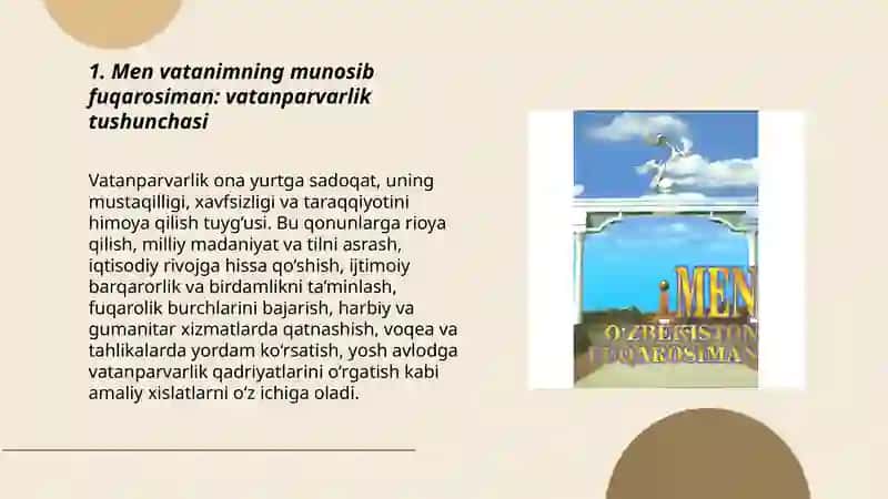 Men vatanimning munosib fuqarosiman 3