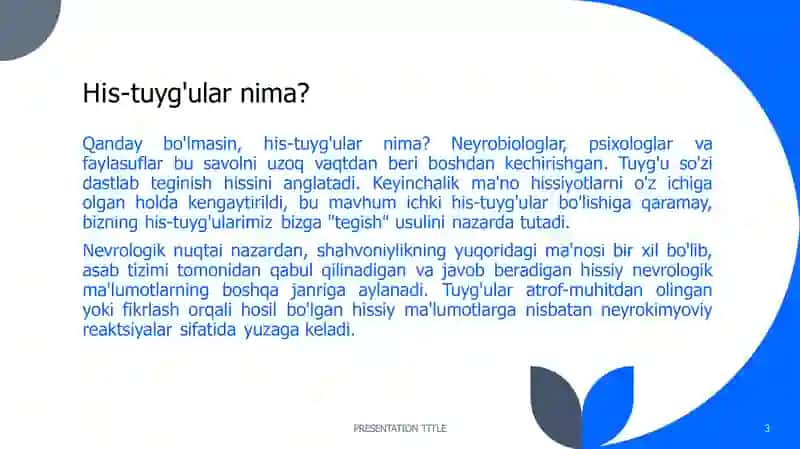 Hissiyotlar neyrokimyosi 3